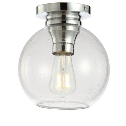 Atlas Metal/Glass Led Flush Mount