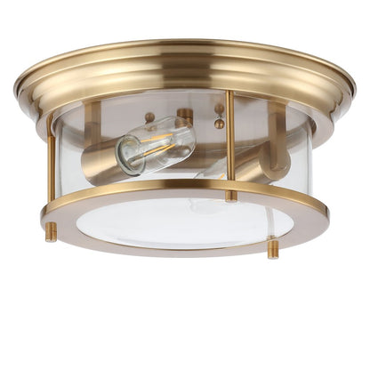 Lauren Metal/Glass Led Flush Mount
