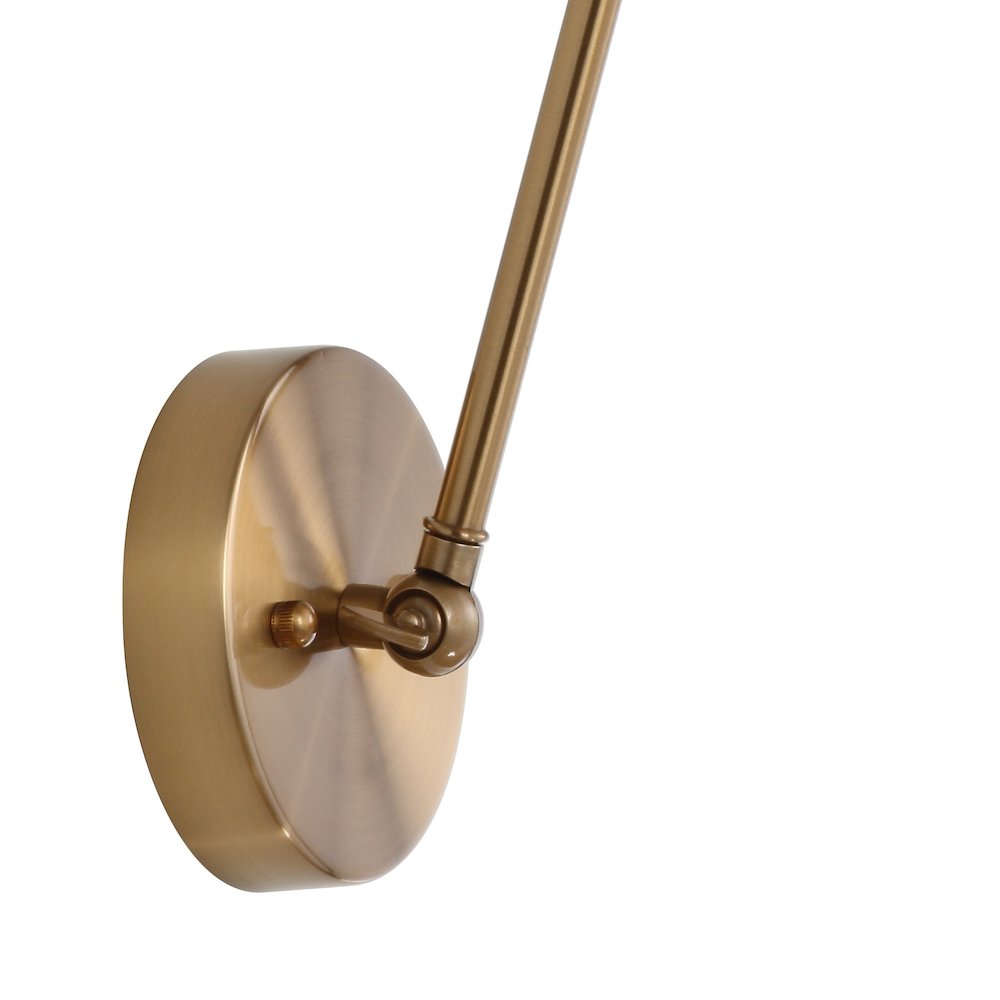 Rover Adjustable Arm Metal Led Wall Sconce (Set Of 2)