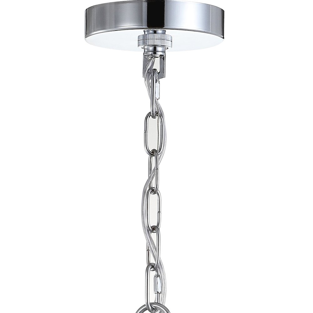 Reese Metal/Crystal Adjustable Led Drop Chandelier