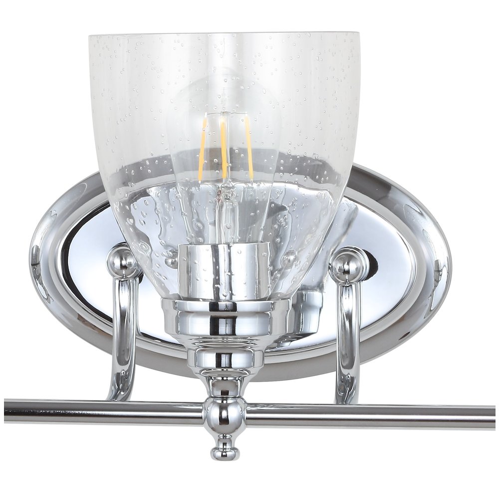 Marais Metal/Glass Led Vanity
