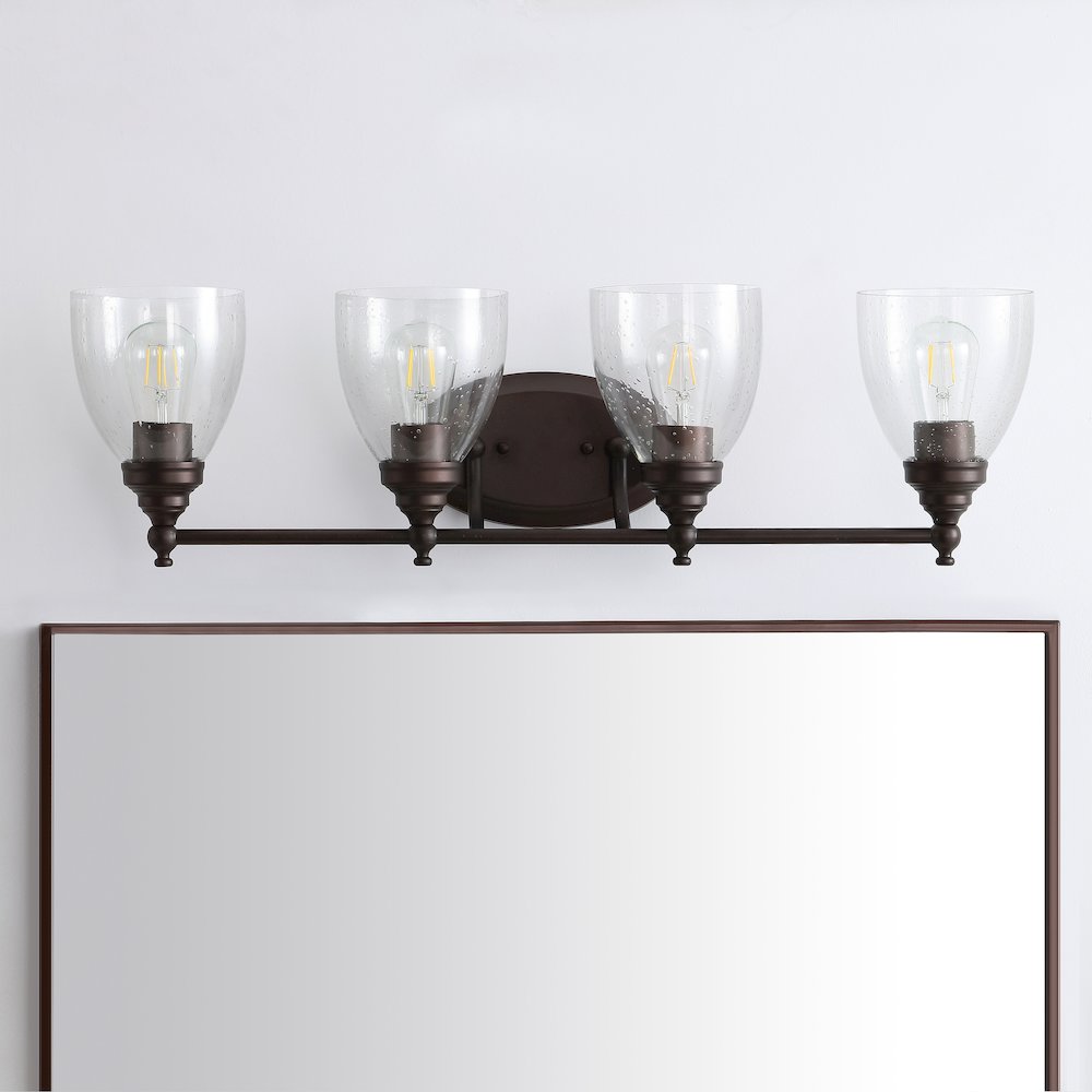 Marais Metal/Glass Led Vanity