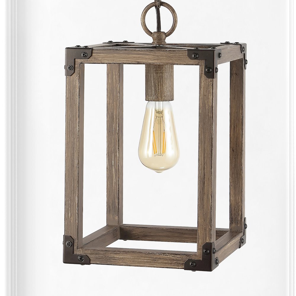 Magnolia Adjustable Iron Rustic Farmhouse Led Pendant