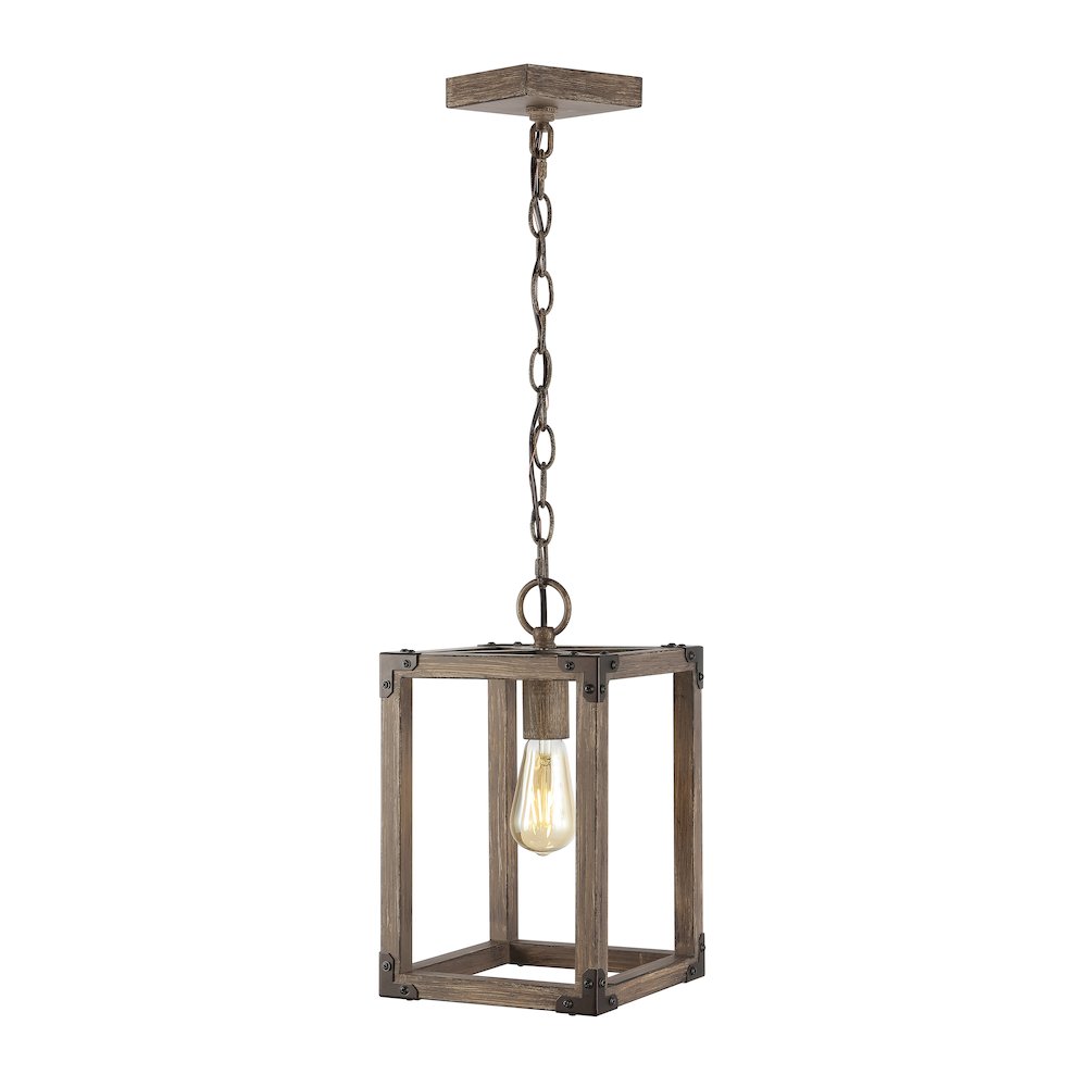 Magnolia Adjustable Iron Rustic Farmhouse Led Pendant