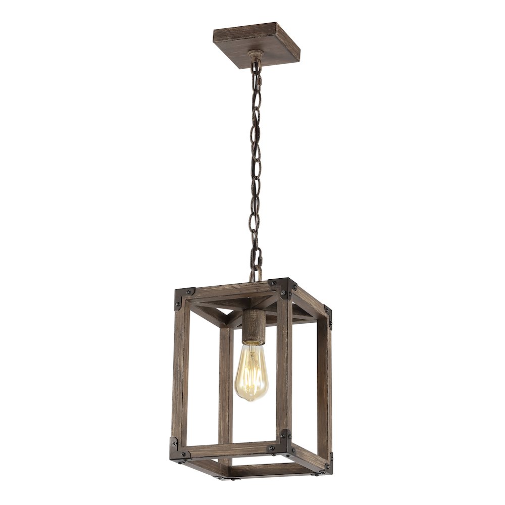 Magnolia Adjustable Iron Rustic Farmhouse Led Pendant