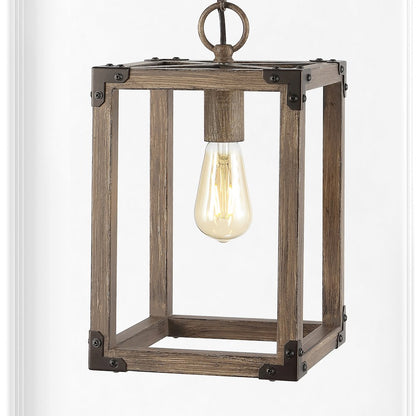 Magnolia Adjustable Iron Rustic Farmhouse Led Pendant