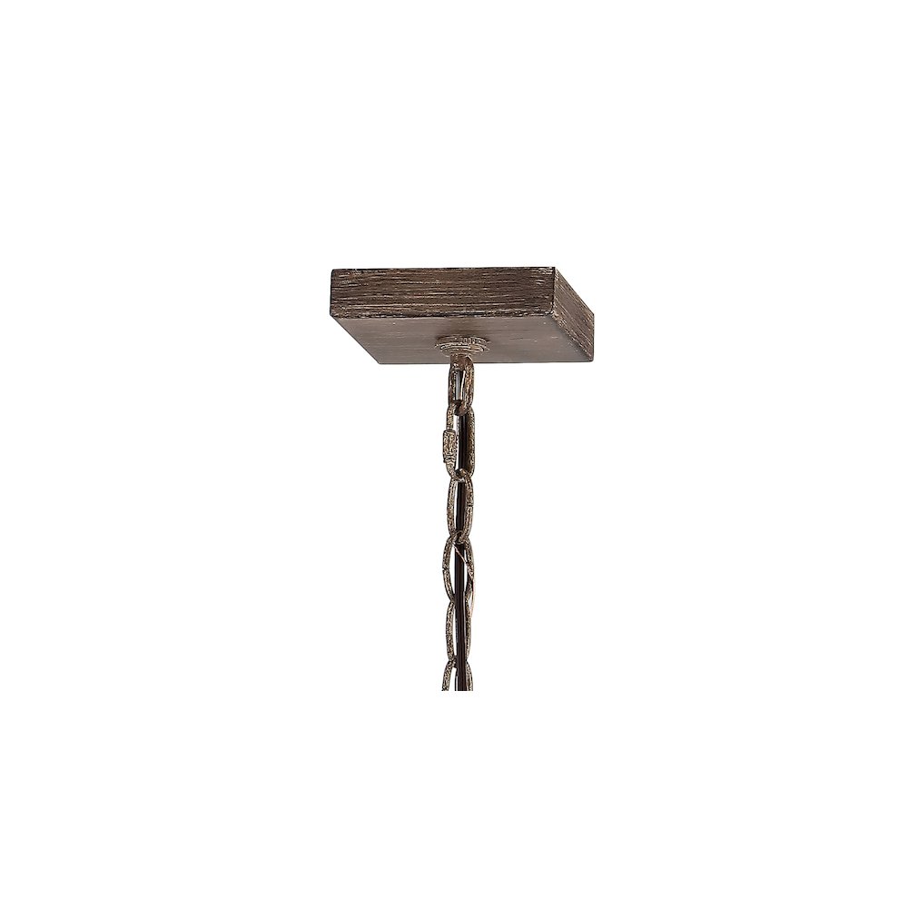 Magnolia Adjustable Iron Rustic Farmhouse Led Pendant