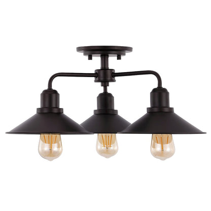 Calvin Iron Industrial Led Pendant