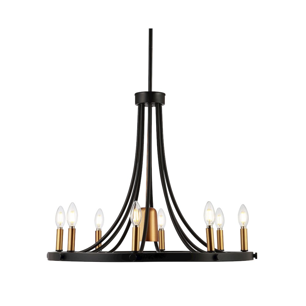 Urbanna Adjustable Iron Transitional Modern Led Chandelier