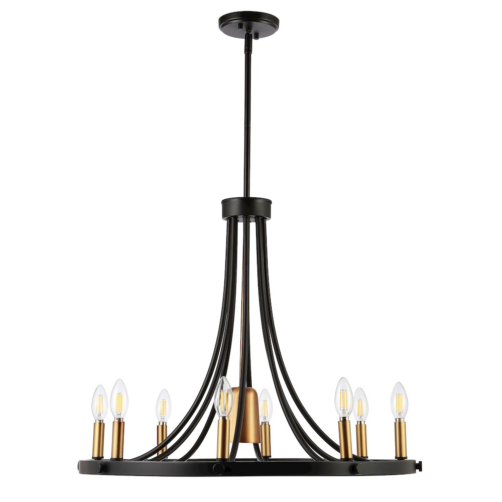 Urbanna Adjustable Iron Transitional Modern Led Chandelier