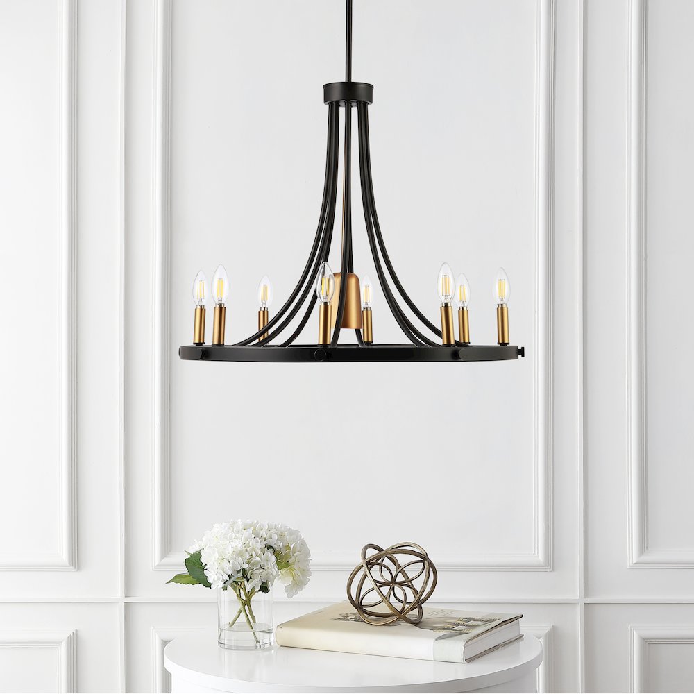 Urbanna Adjustable Iron Transitional Modern Led Chandelier