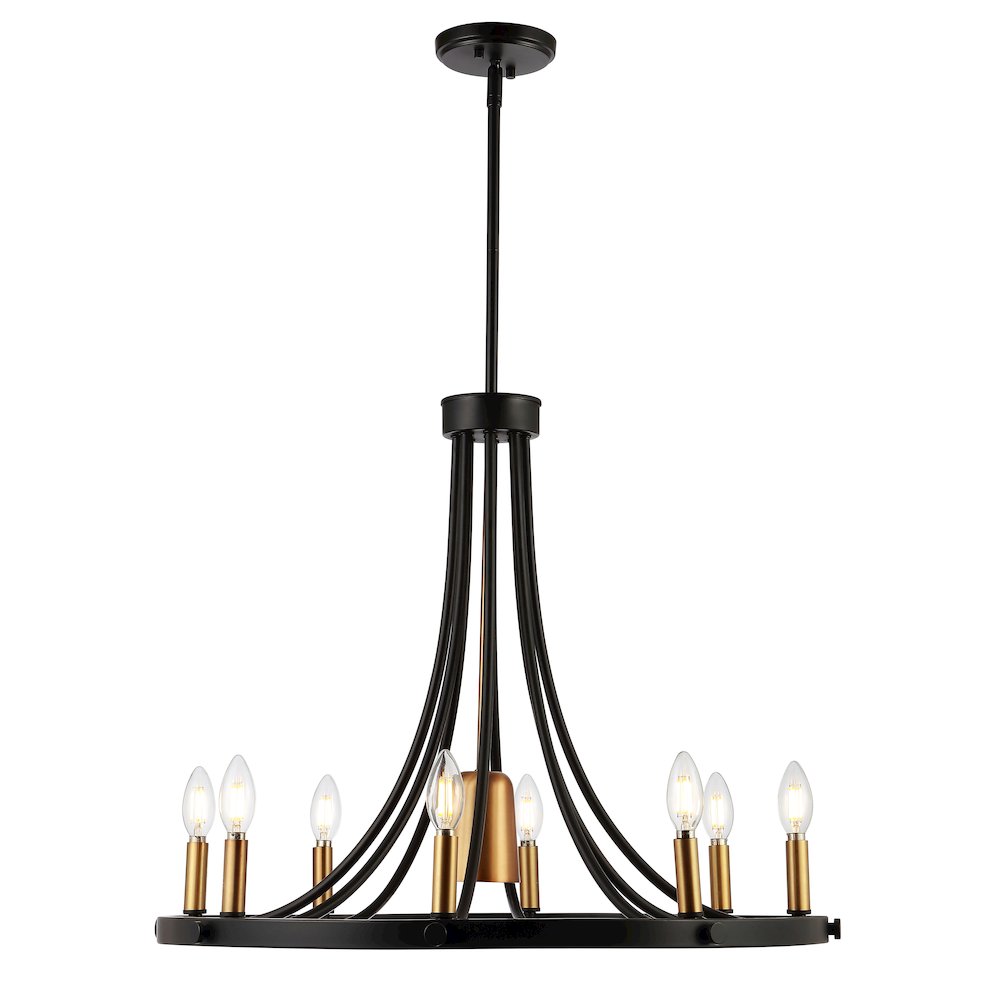 Urbanna Adjustable Iron Transitional Modern Led Chandelier
