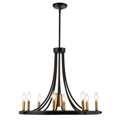 Urbanna Adjustable Iron Transitional Modern Led Chandelier