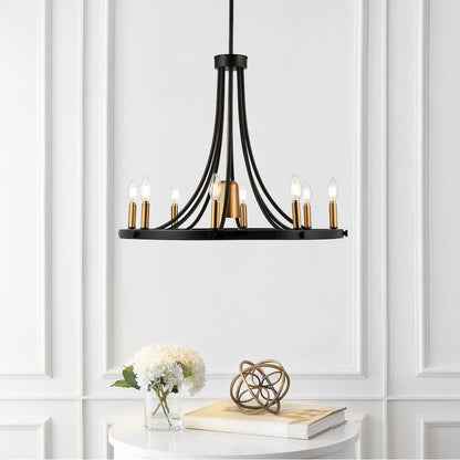 Urbanna Adjustable Iron Transitional Modern Led Chandelier