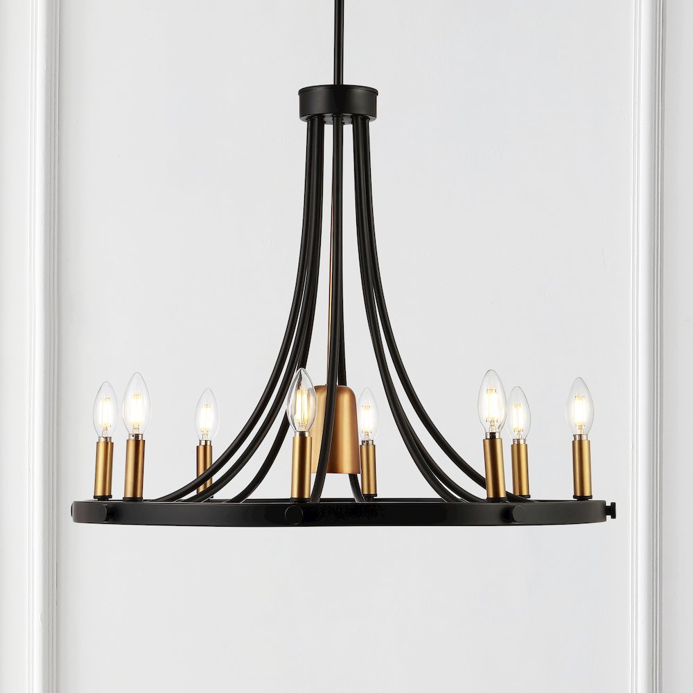 Urbanna Adjustable Iron Transitional Modern Led Chandelier