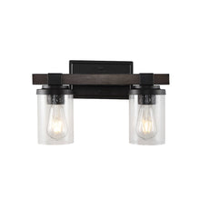 Bungalow Iron/Seeded Glass Rustic Farmhouse Led Vanity Light