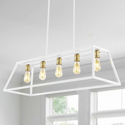 Floyd Adjustable Iron Farmhouse Vintage Led Dimmable Pendant