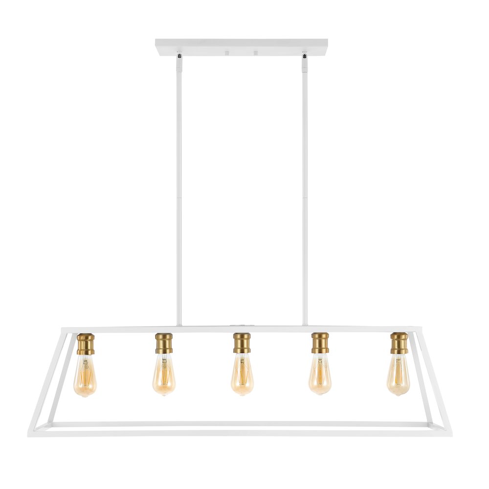 Floyd Adjustable Iron Farmhouse Vintage Led Dimmable Pendant