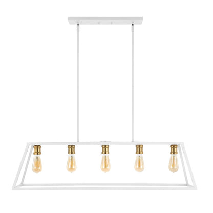 Floyd Adjustable Iron Farmhouse Vintage Led Dimmable Pendant