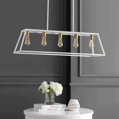 Floyd Adjustable Iron Farmhouse Vintage Led Dimmable Pendant