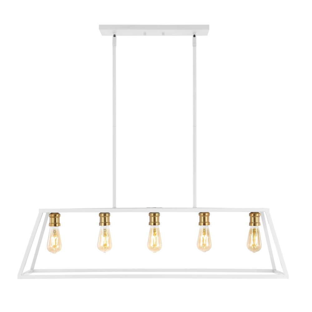 Floyd Adjustable Iron Farmhouse Vintage Led Dimmable Pendant