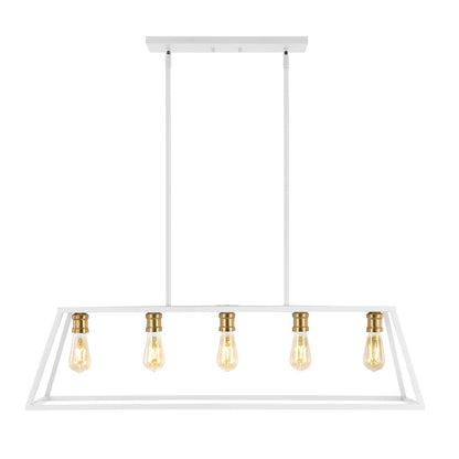 Floyd Adjustable Iron Farmhouse Vintage Led Dimmable Pendant