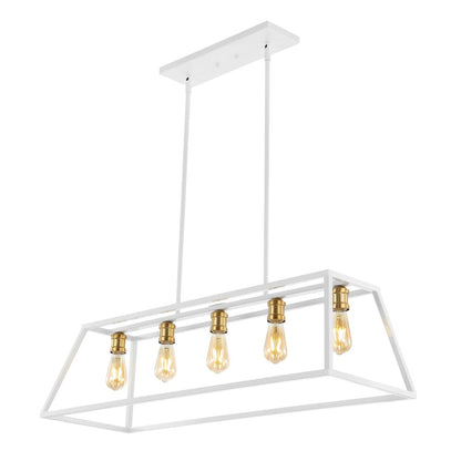Floyd Adjustable Iron Farmhouse Vintage Led Dimmable Pendant