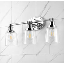 Beverly Iron/Seeded Glass Classic Cottage Led Vanity Light