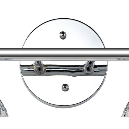 Maeve Iron/Glass Contemporary Glam Led Vanity Light