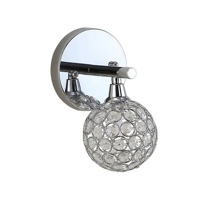Maeve Iron/Glass Contemporary Glam Led Vanity Light