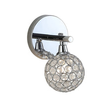 Maeve Iron/Glass Contemporary Glam Led Vanity Light