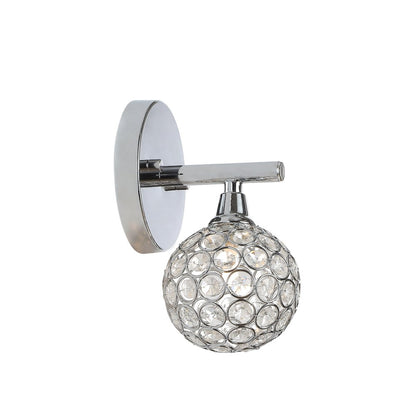 Maeve Iron/Glass Contemporary Glam Led Vanity Light