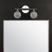 Maeve Iron/Glass Contemporary Glam Led Vanity Light