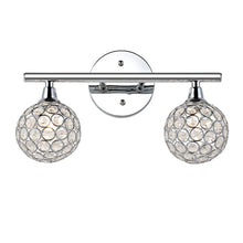 Maeve Iron/Glass Contemporary Glam Led Vanity Light