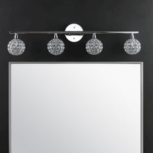 Maeve Iron/Glass Contemporary Glam Led Vanity Light