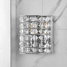 Clara Deco Metal/Crystal Classic Glam Led Vanity Light