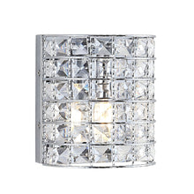 Clara Deco Metal/Crystal Classic Glam Led Vanity Light