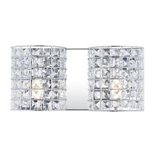 Clara Deco Metal/Crystal Classic Glam Led Vanity Light