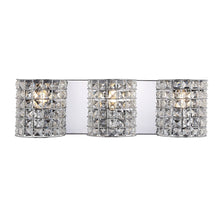 Clara Deco Metal/Crystal Classic Glam Led Vanity Light