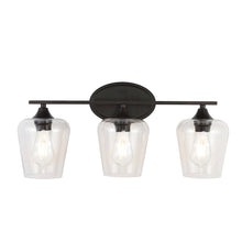 Jayne Iron/Glass Cottage Rustic Led Vanity Light