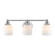 Lydia Iron/Frosted Glass Farmhouse Cottage Led Vanity Light