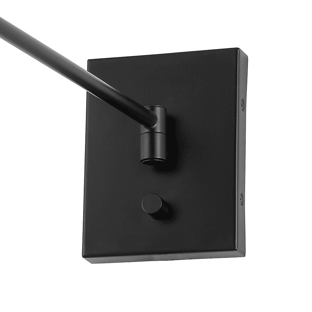 Cary Iron Contemporary Swing Arm Led Wall Sconce