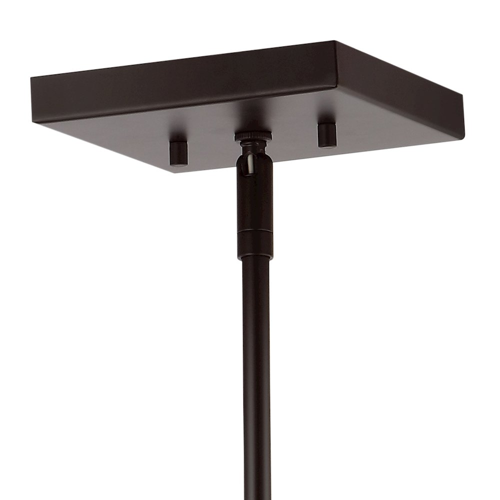 Quinn Industrial Farmhouse Iron/Glass Led Pendant