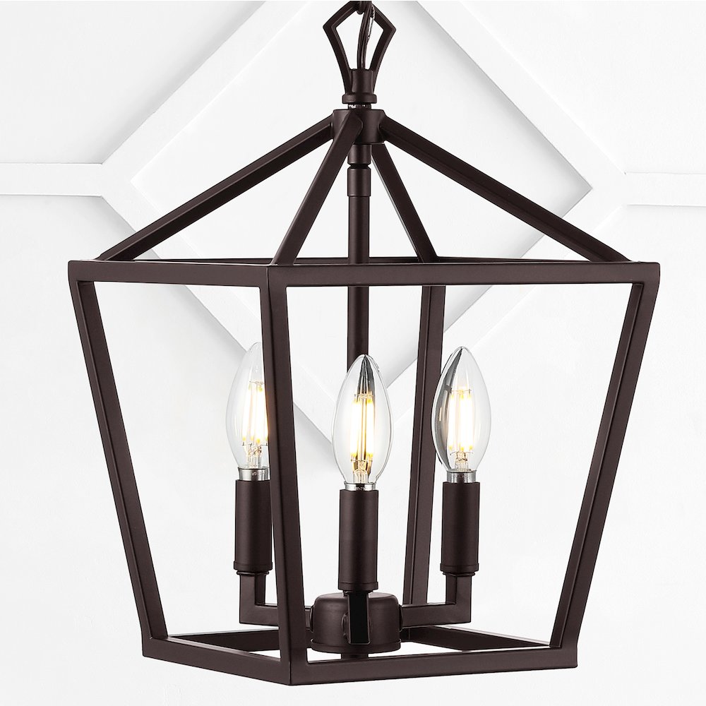 Pagodabulb Lantern Metal Led Pendant