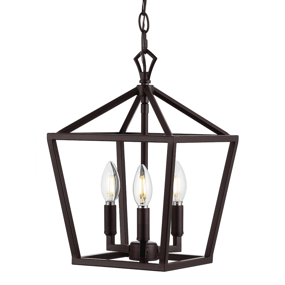 Pagodabulb Lantern Metal Led Pendant