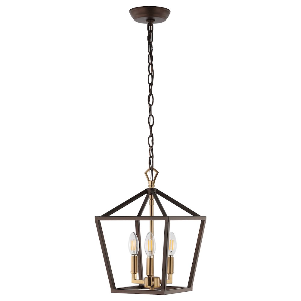 Ojai Iron Classic Modern Lantern Led Pendant