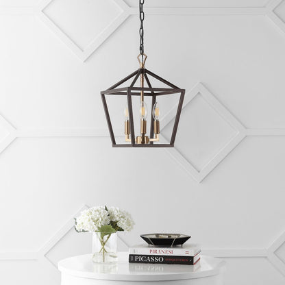Ojai Iron Classic Modern Lantern Led Pendant