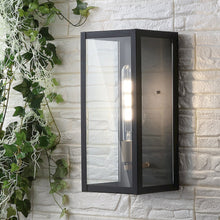 Berlin Iron/Glass Modern Industrial Led Outdoor Lantern