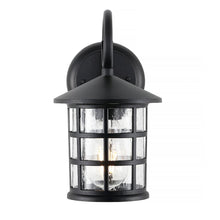 Cadiz Iron/Seeded Glass Cottage Rustic Scrolled Led Outdoor Lantern (Set Of 2)