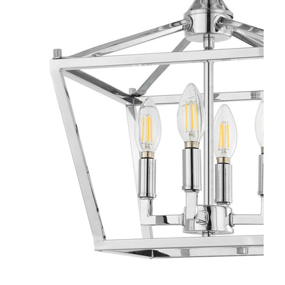 Plains Mini Lantern Iron Modern Farmhouse Led Flush Mount